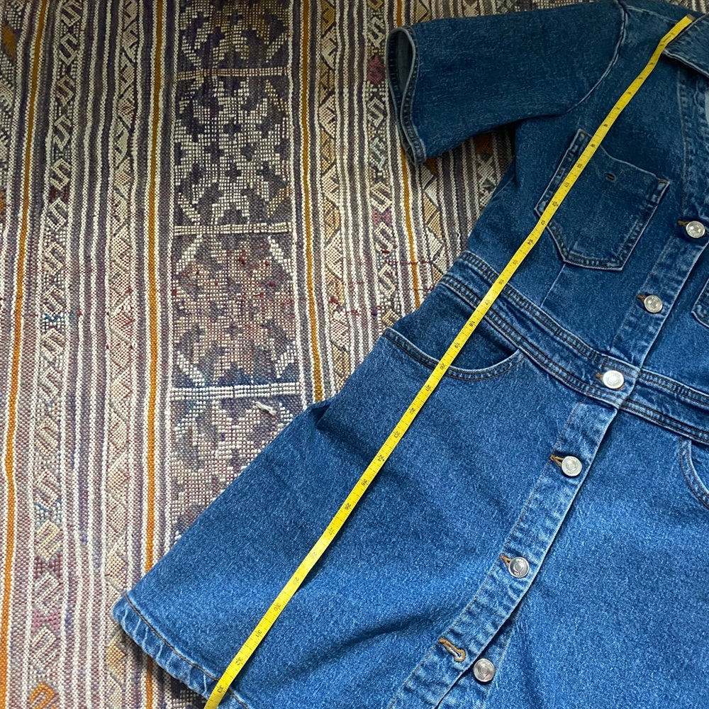 Zara Denim Button-Up Dress - Picture 4 of 9